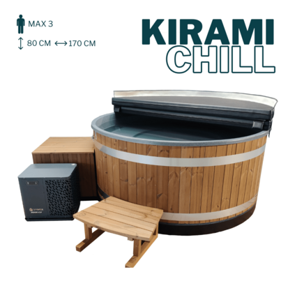 NIEUW  --  "KIRAMI HOTTUB MET WARMTEPOMP" 