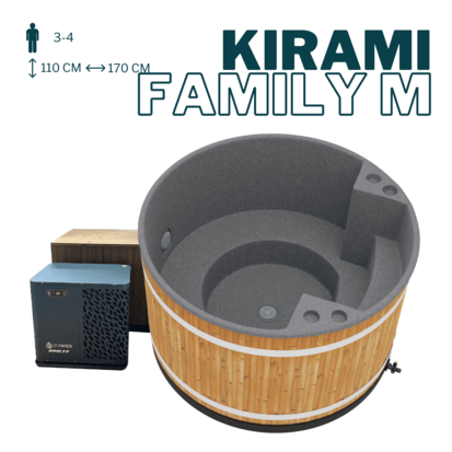 NIEUW  --  "KIRAMI "FAMILY M"  MET WARMTEPOMP" 5KW