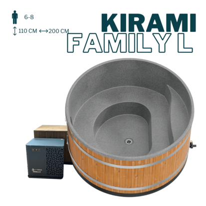 NIEUW  --  "KIRAMI "FAMILY L" MET WARMTEPOMP"  5KW