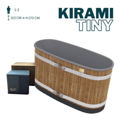 NIEUW  --  "KIRAMI "TINY" MET WARMTEPOMP"  3KW