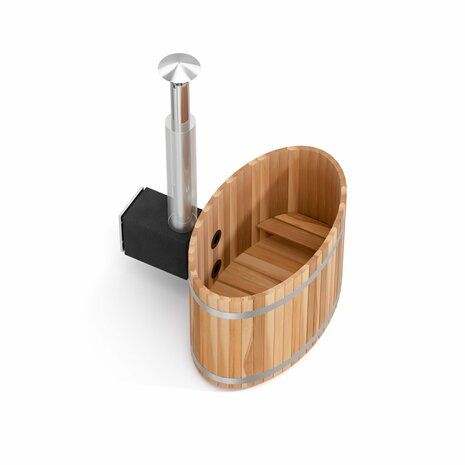 Kirami Houten Hottub  "Woody Tiny" Red Cedar Houtgestookt